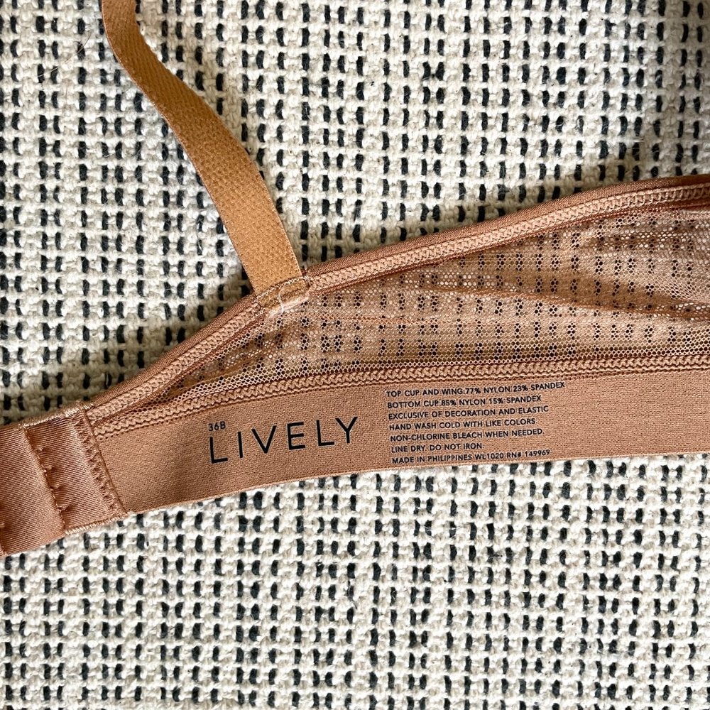 NWOT Lively Latte Leopard No-Wire Push-Up - Picture 7 of 9